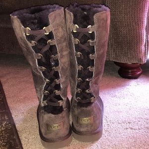 Chocolate brown UGG boots